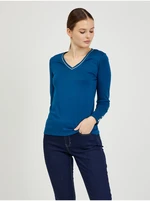 Blue Women's Long Sleeve T-Shirt ORSAY - Women