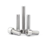 3/50Pcs M1.6 M2 M2.5 M3 M3.5 M4 M5 M6 M8 GB70.1 304 Stainless Steel Hexagon Hex Socket Smooth Cap Head Allen Screw Bolt L=3~95mm