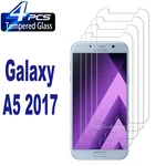 2/4Pcs Tempered Glass For Samsung Galaxy A5 2017 Screen Protector Glass