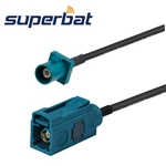 Superbat Pigtail 1M 3FT Fakra Female to Fakra "Z" Male Lead Cable RG174 100cm RF Coaxial Cable