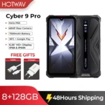 HOTWAV Cyber 9 Pro 4G Rugged Smartphone 6.3" 8GB + 128GB 7500mAh Mobile Phone Helio P60 Octa Core 48MP Rear Camera Cellphone