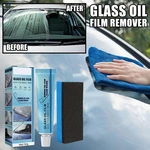 20ml Car Window Oil Film Cleaner Degreaser Bright And Car Cleaning Car Clean Protection Strong Decontamination Window Tool T6O1