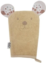 EKO Žinka bavlnená s uškami Bear Beige 20x15 cm