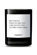 Candly - Voňavá sójová sviečka Set goals that scare you and excite you at the same time 250 g