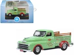 1948 Dodge B-1B Pickup Truck Green "Dans Service Garage" 1/87 (HO) Scale Diecast Model Car by Oxford Diecast