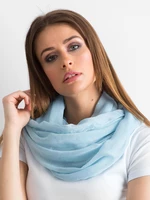 Light blue scarf with rhinestones