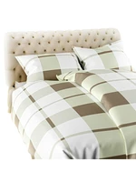 Edoti Checked flannel bedding A774