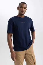 DEFACTO Comfort Fit Crew Neck Printed T-Shirt