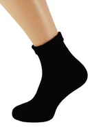 Bratex D-004 Women Terry Socks Women's Smooth 36-41 black 02