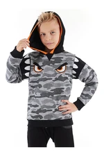 Mushi Boys' Camouflage Hooded Sweatshirt