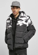 Statement Brushcamo Yoke Puffer Jacket černo/šedá