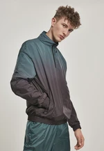 Gradient Pull Over Jacket Black/Bottle Green