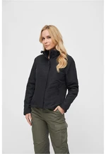 Women's windbreaker with front zipper black