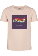 Children's Short Sleeve T-Shirt I'm Influencer Pink