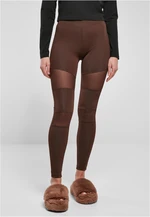 Women's Tech Mesh Leggings - Brown