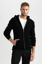 DEFACTO Standard Fit Hooded Knitwear Cardigan