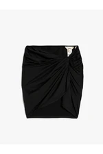 Koton Pareo Skirt Mini Length Pleated.