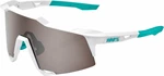 100% S3 Soft Tact Stone Grey/HiPER Crimson Silver Mirror Okulary rowerowe