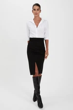 DEFACTO Basic Slit Midi Pencil Skirt