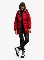 Red Desigual Kalmar Womens Winter Jacket - Ladies