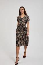 Women's floral dress MOODO - black