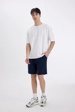 DEFACTO Slim Fit Waffle Basic Shorts