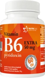 NUTRICIUS Vitamín B6 EXTRA - pyridoxin 50 mg 60 tabliet