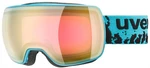 UVEX Compact FM Matte Petrol/Mirror Pink Masques de ski