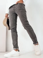 Men's Dark Grey Denim Trousers Dstreet