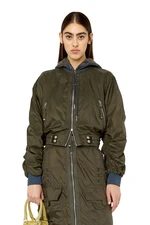 Diesel Bunda - G-NOAK JACKET zelená