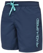 AQUA SPEED Man's Swimming Shorts Owen Navy Blue