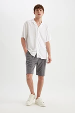 DEFACTO Relax Fit Combed Cotton Bermuda Shorts