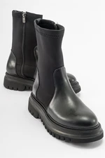 LuviShoes ALIAS Black Women's Scuba Boots