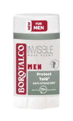 BOROTALCO MEN Invisible Musk Scent Dry, Dezodorant stick pre mužov 40 ml