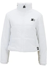 Women's quilted jacket Starter Logo white