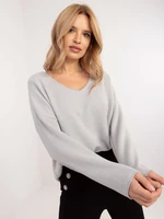 Light grey oversize sweater