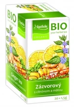 APOTHEKE Bio Selection Zázvorový čaj s citronem a mätou 20 x 1.5 g