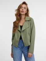 Orsay Khaki Women's Suede Jacket - Women's