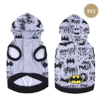 DOG SWEATSHIRT XXS COTTON BRUSHED BATMAN