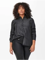 Dark Grey Denim Shirt ONLY CARMAKOMA Canto - Women