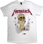 Metallica Camiseta de manga corta One Landmine Unisex Blanco 2XL