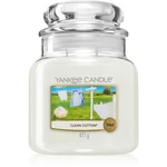 Yankee Candle Clean Cotton vonná sviečka 411 g