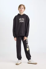 DEFACTO Boy Printed Elastic Waist Leg Tracksuit Bottoms