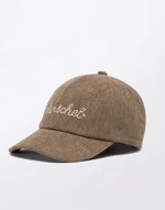 Herschel Supply Sylas Corduroy Chain Stitch Cap Bungee Cord/White Asparagus