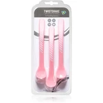 Twistshake Feeding Spoons lžička 4+m Pastel Pink 3 ks