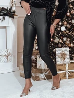 Női FLEX viaszos leggings fekete Dstreet