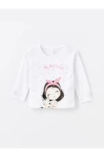 LC Waikiki Crew Neck Long Sleeve Printed Baby Girl T-Shirt