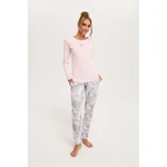 Aloe Women's Long Sleeves, Long Legs - Pink/Print