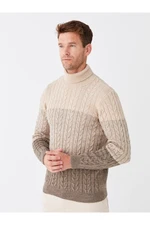 LC Waikiki Turtleneck Long Sleeve Men's Knitwear Sweater