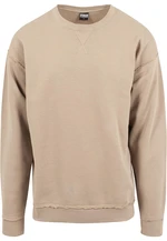 Oversized Open Edge Crew Warm Sand